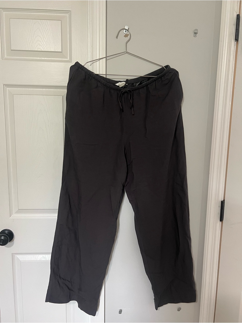 H&M Black Relaxed Drawstring Joggers